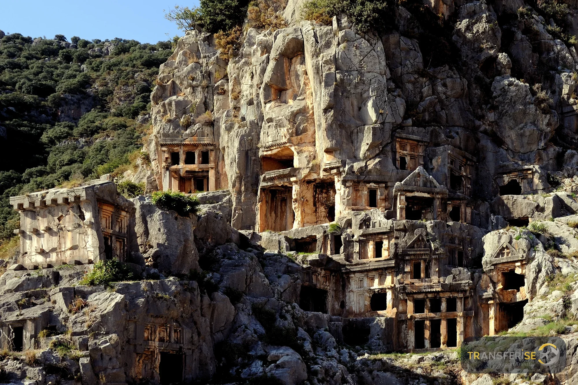 View of Demre – airport transfer destination