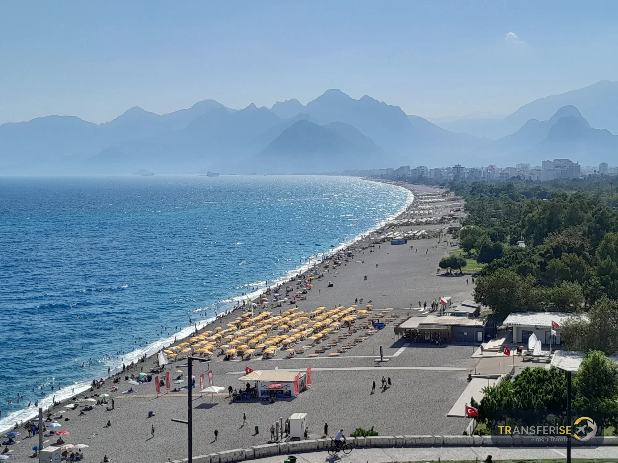 View of Konyaalti – airport transfer destination