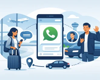 Airport Pickup With WhatsApp Contact